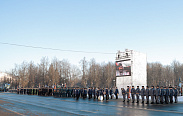 Парад военнослужащих и военной техники