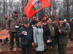 Ольга Борисова приняла участие в памятном митинге, организованном "Боевым братством"
