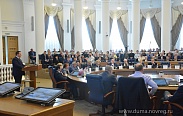 Депутаты приняли к сведению отчет губернатора Новгородской области Андрея Никитина