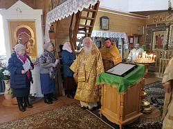 Митрополит Новгородский и Старорусский Лев освятил новую часовню в Поддорье