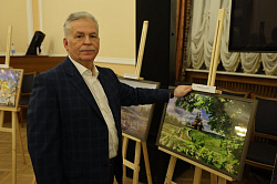 В Новгородской областной филармонии открылась фотовыставка Анатолия Федотова «Возрождение утраченной красоты»