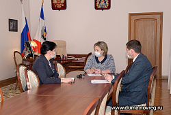 Формирование бюджета Новгородского района на будущий год Елена Писарева обсудила с руководством муниципалитета