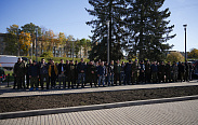 В Великом Новгороде состоялись проводы новгородцев, призванных на военную службу в рамках частичной мобилизации
