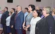 Церемония вступления в должность главы Окуловского района