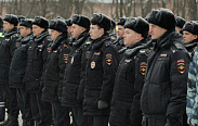 Проводы сводного отряда новгородской полиции на Северный Кавказ 