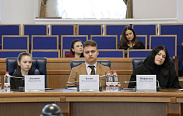 Встреча лидеров студенческих объединений Москвы и представителей Молодёжного парламента при Новгородской областной Думе