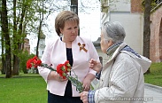 Елена Писарева встретилась с участницей Великой Отечественной войны Н.В. Морозовой