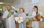 Сегодня председатель Новгородской областной Думы Елена Писарева посетила родильное отделение ГОБУЗ «Боровичская ЦРБ»