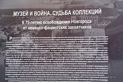 Елена Писарева приняла участие в открытии выставки к 75-летию освобождения Новгорода