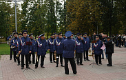 Патриотическая акция в Великом Новгороде у стелы «Город воинской славы»
