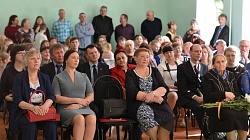 Ольга Борисова поздравила школу в деревне Борисово со 150-летием