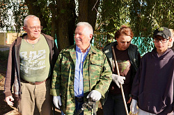 Сквер «Минутка» в Западном районе продолжает преображаться