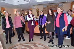 Елена Писарева вместе с активом женского движения региона посетила Боровичский район
