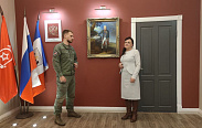 Ольга Борисова встретилась с директором военно-патриотического центра "Русичи" Денисом Мироновым