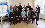 Анатолий Федотов и Лариса Сергухина посетили встречу с ветеранами ВМФ