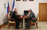 Юрий Бобрышев провел рабочие встречи с руководством регионального Управления Росгвардии и Специализированного отделения судебных приставов