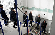 В Великом Новгороде продолжается реконструкция здания архива на улице Нехинской