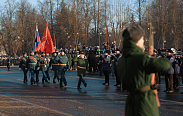 Парад военнослужащих и военной техники