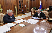 Состоялась встреча Президента России Владимира Путина с губернатором Новгородской области Александром Дроновым
