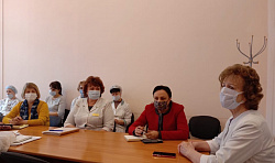 Ольга Борисова провела встречу с коллективом старших медицинских сестер Старорусской ЦРБ