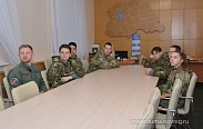 В День Конституции курсанты ВПК «Русичи» встретились с председателем Новгородской областной Думы