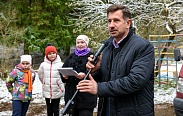 Депутат Михаил Галахов принял участие в открытии объекта, построенного построенного в рамках программы проектов поддержки местных инициатив