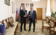  Юрий Бобрышев встретился с председателем Парламента Республики Северная Осетия-Алания и зампредом Псковского областного Собрания депутатов
