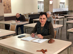 Ольга Борисова участвовала в акции "Диктант Победы"