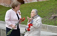 Елена Писарева встретилась с участницей Великой Отечественной войны Н.В. Морозовой