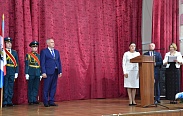 Церемония вступления в должность главы Окуловского района