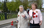 Елена Писарева встретилась с участницей Великой Отечественной войны Н.В. Морозовой