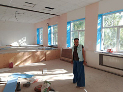 В посёлке Новосельский Старорусского округа продолжается ремонт Дома культуры