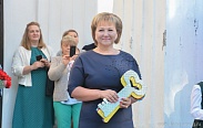 Елена Писарева и Алексей Чурсинов встретили День знаний в своей родной школе